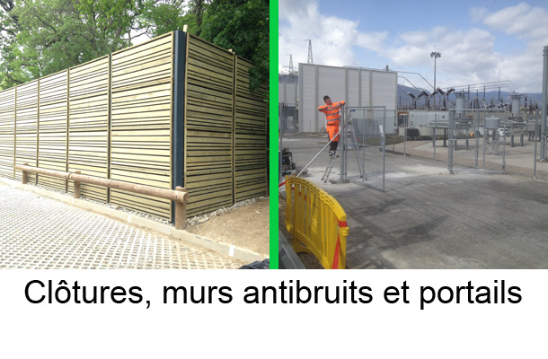 clotures murs antibruits portails